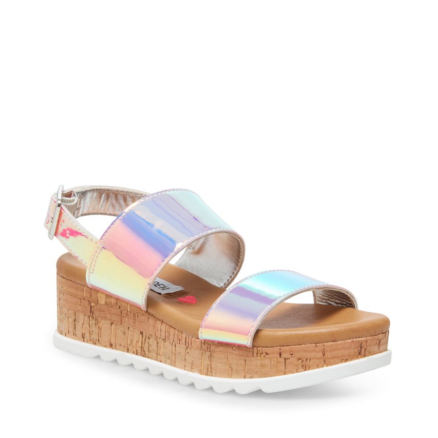 Sandalias de Plataforma Steve Madden Jbrendaa Iridescent Niños Multicolor | ES MO9248